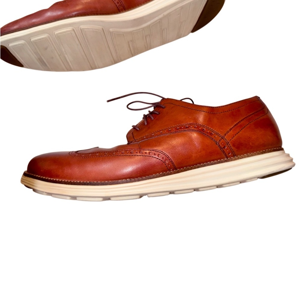 Cole Haan Brown Leather Oxfords - Picture 13 of 16
